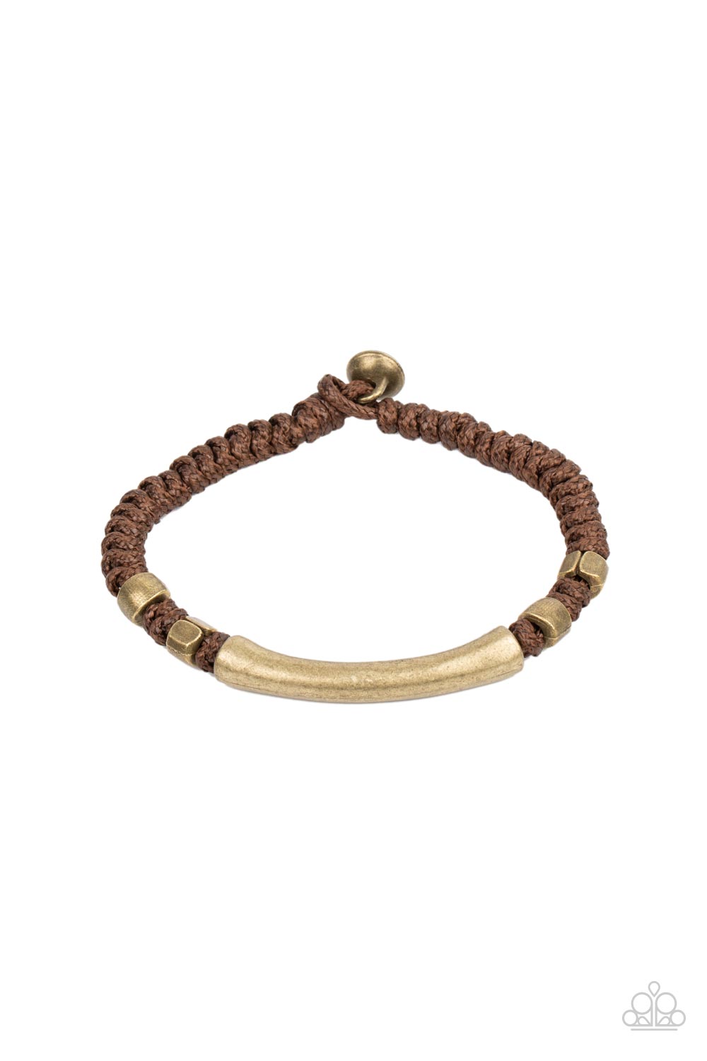 Grounded in Grit - Brown (Men's Bracelet)