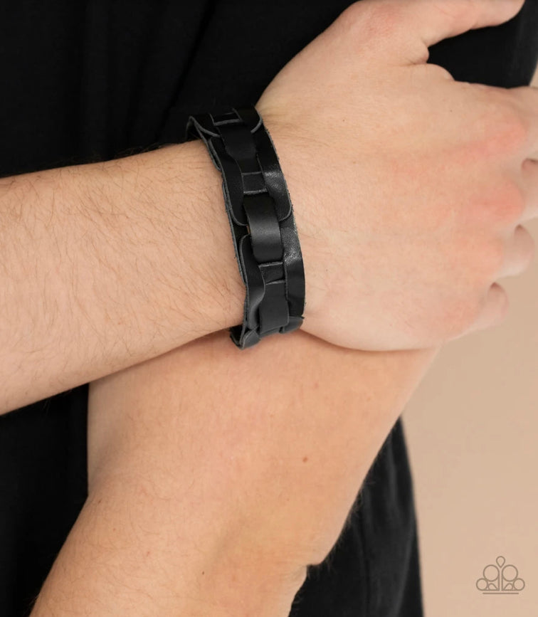 Garage Band Grunge - Black (Men’s Bracelet)