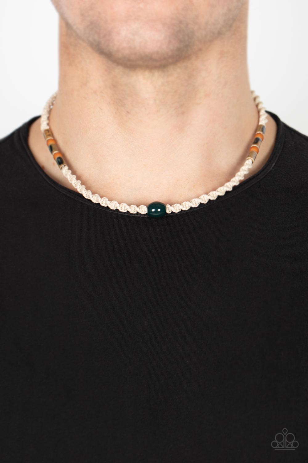 Positively Pacific - Green (Men's Necklace)