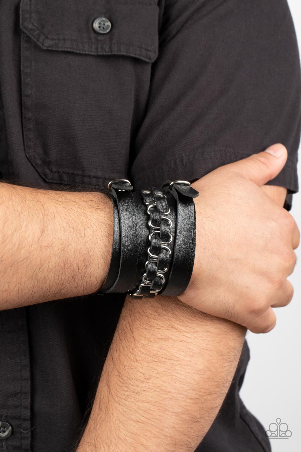 Rocker Attitude - Black (Men's Bracelet)