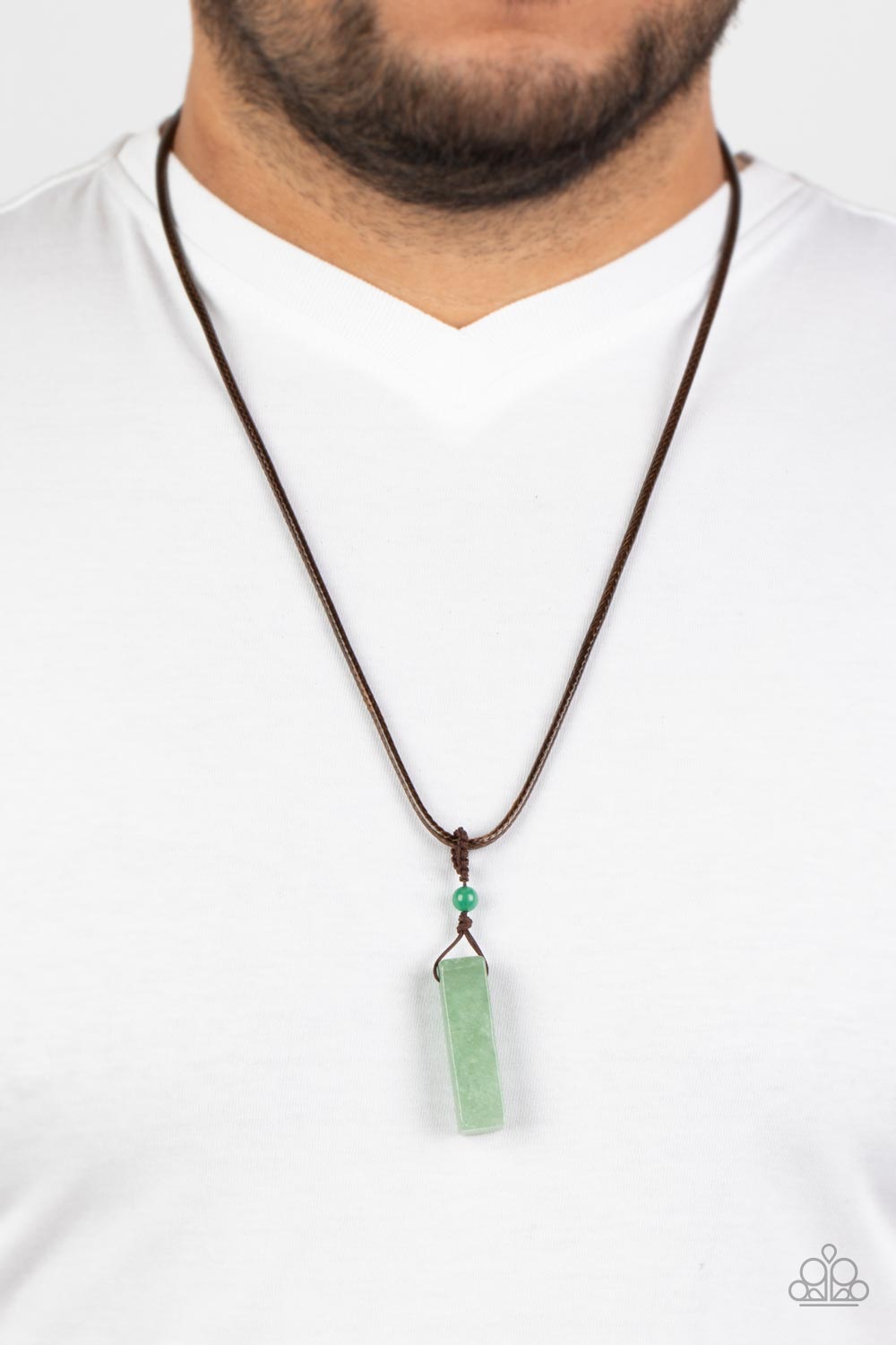 Comes Back ZEN-fold - Green (Men's Necklace)