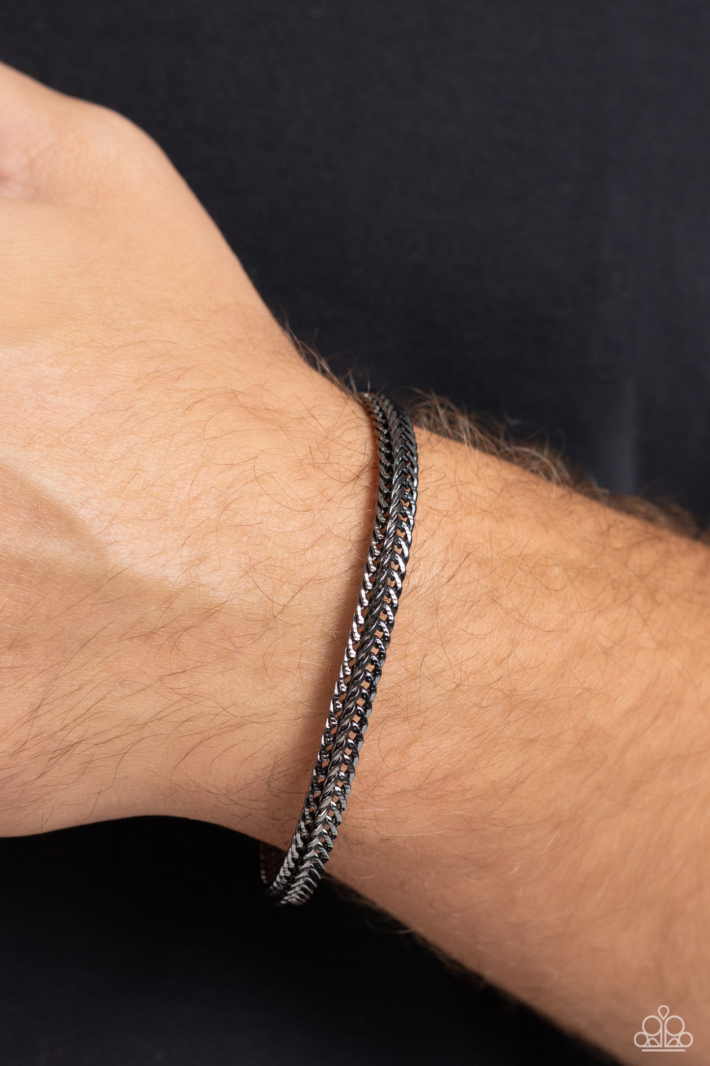 Cable Train - Black (Men's Bracelet)
