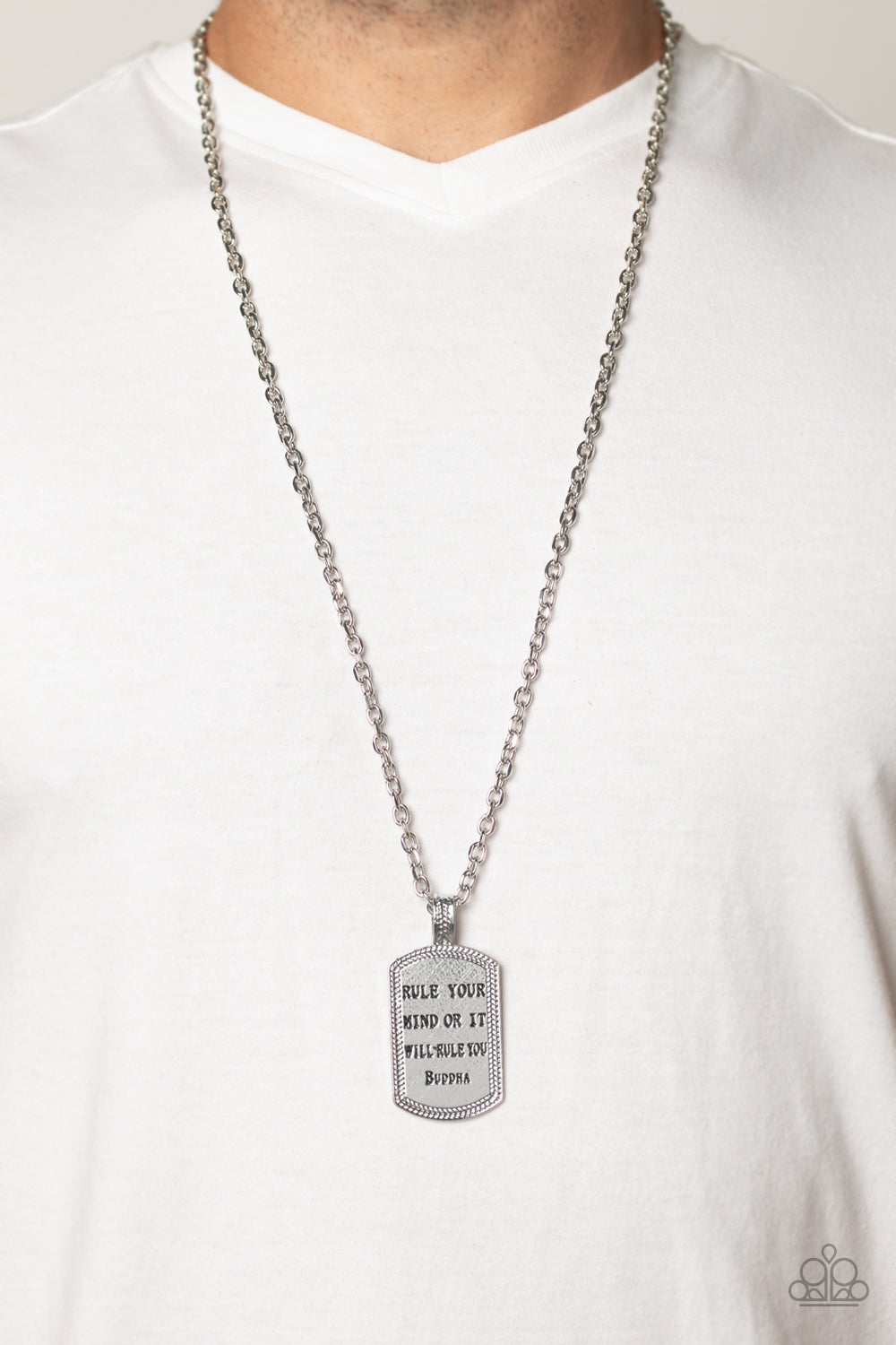 Empire State of Mind - Silver (Men's Necklace)