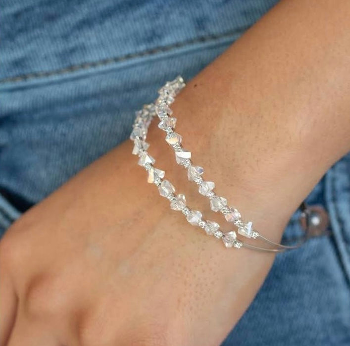 Prismatic Posh - White