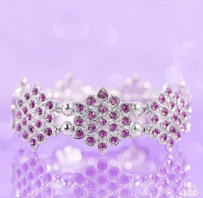 Scintillating Snowflakes - Purple