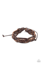 Load image into Gallery viewer, Too Close To HOMESPUN - Brown (Men&#39;s Bracelet)
