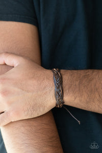 Too Close To HOMESPUN - Brown (Men's Bracelet)