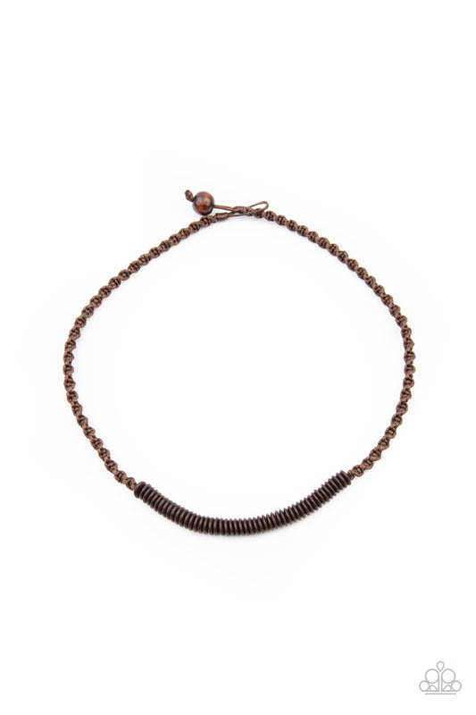 Plainly Primal - Brown (Men’s Necklace)