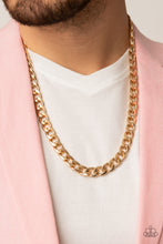 Load image into Gallery viewer, Knockout Champ - Gold (Men&#39;s Necklace)
