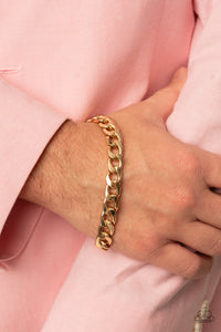 Knock, Knock, KNOCKOUT - Gold (Men's Bracelet)