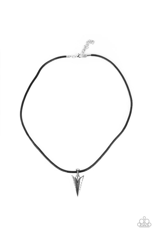 Pharaohs Arrow - Black (Men's Necklace)