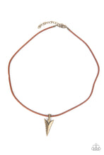 Load image into Gallery viewer, Pharaohs Arrow - Brass (Men&#39;s Necklace)
