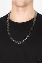 Load image into Gallery viewer, Metro Beau - Black (Men&#39;s Necklace)
