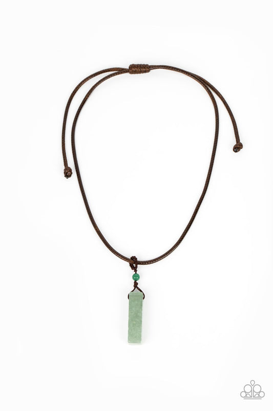 Comes Back ZEN-fold - Green (Men's Necklace)