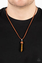 Load image into Gallery viewer, Holistic Harmony - Brown (Men&#39;s Necklace)
