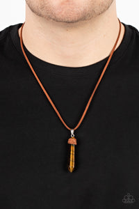 Holistic Harmony - Brown (Men's Necklace)