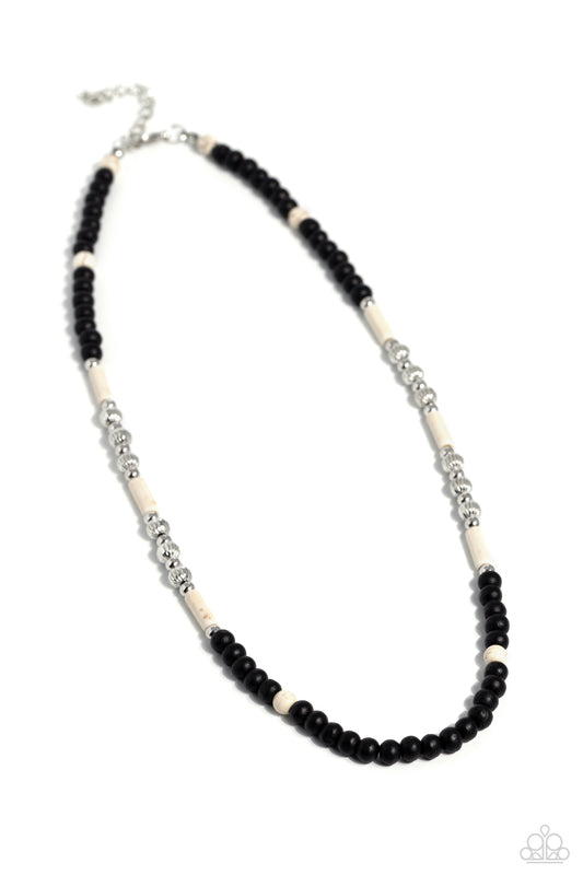 Volcanic Valiance - White (Men's Necklace)