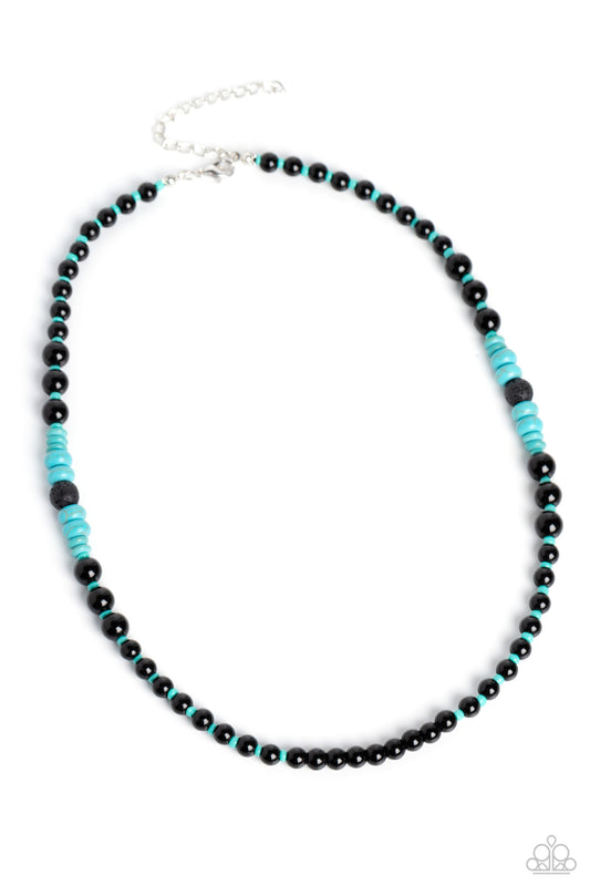 Legendary Lava - Blue (Men's Necklace)