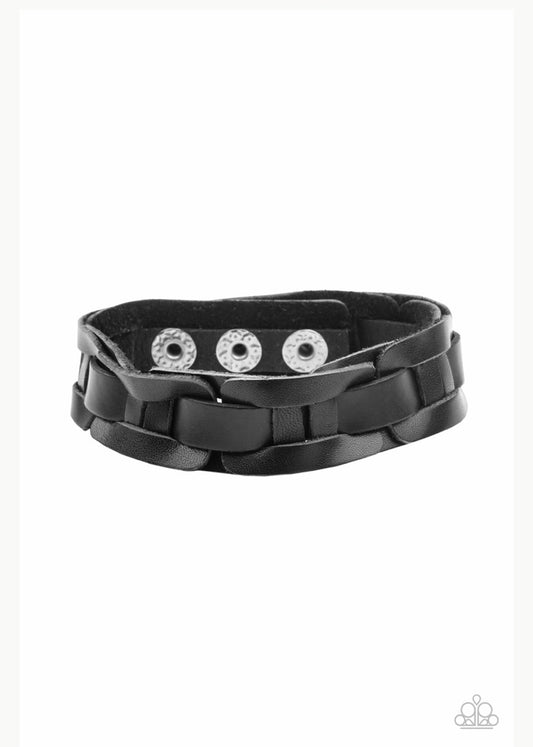 Garage Band Grunge - Black (Men’s  Bracelet)