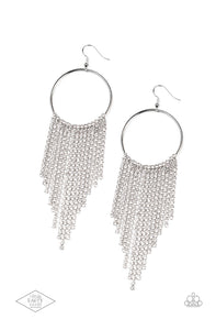 Streamlined Shimmer (Glam Bag) - White Earrings