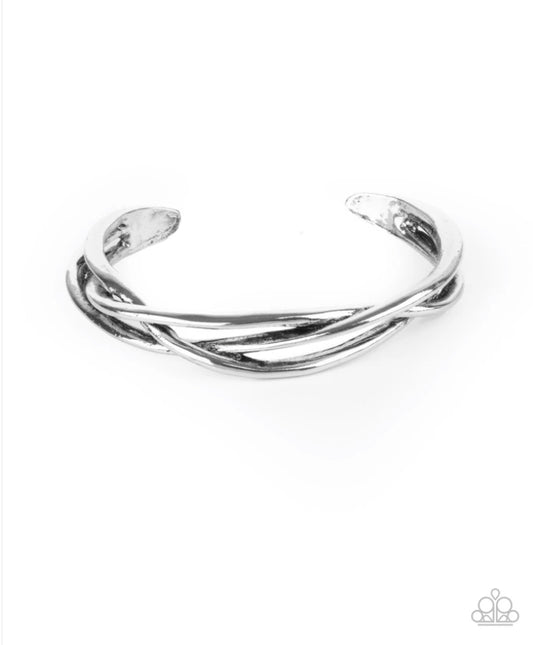 PLAIT Tectonics - Silver (Men’s Bracelet)